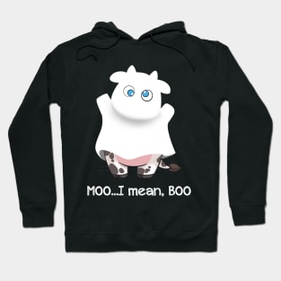 Funny _ Cute Cow Boo Moo Halloween T-shirt Hoodie